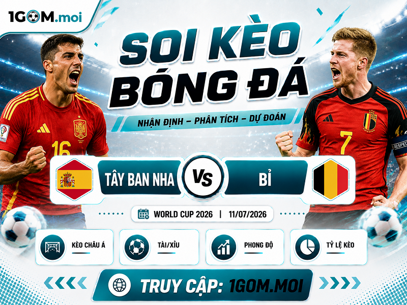 Đội hình dự kiến trước trận Tây Ban Nha vs Bỉ